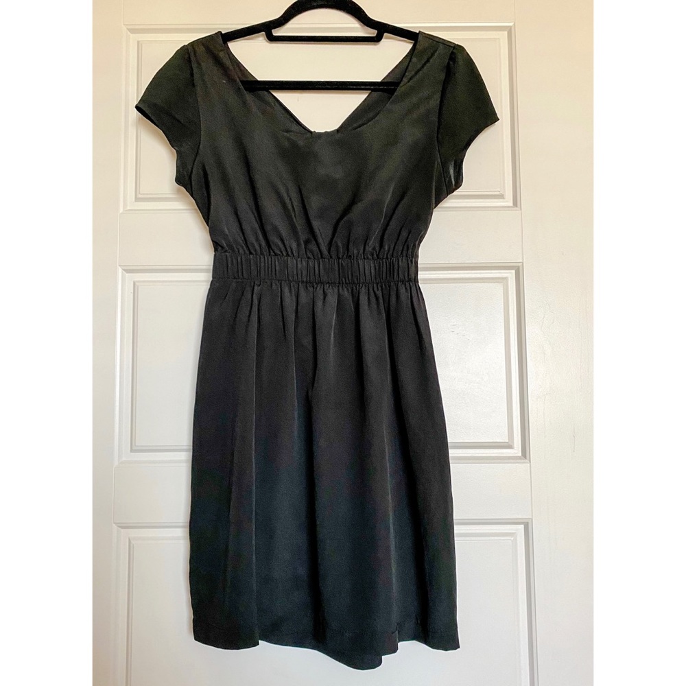 Black Open Back Summer Dress
